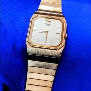 Seiko Vintage Classic 7430-5409 Tank Men's Slim Watch